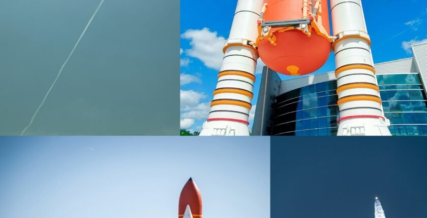 Fusée en train de décoller pour symboliser l'image de booster le profil consultant humanitaire